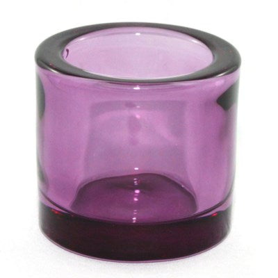Heavy Glass Tealight Holder