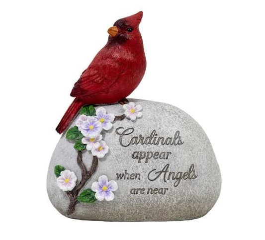 Resin stone w/cardinal