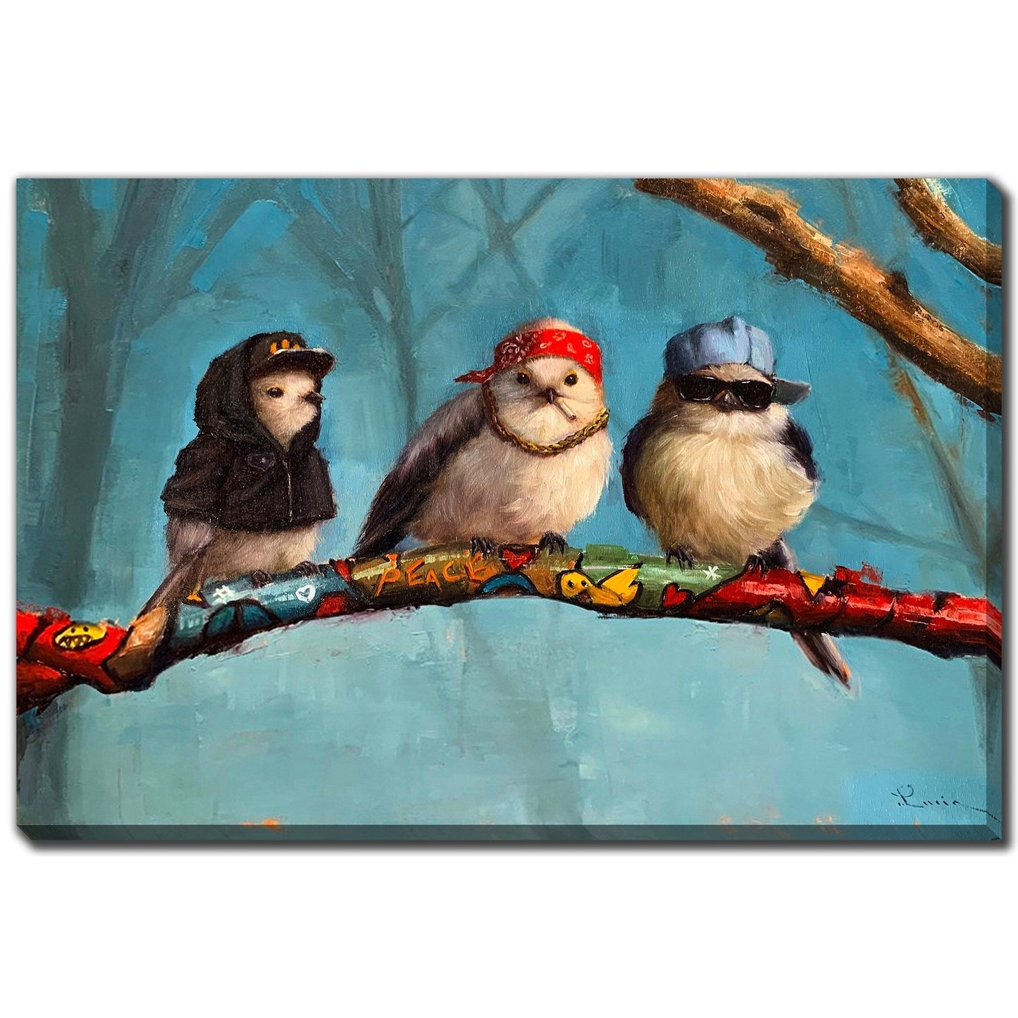 Birdz In Da Hood
 - 30 x 45