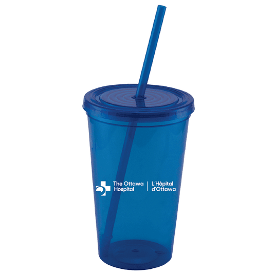 The Ottawa Hospital branded Tumbler with Straw