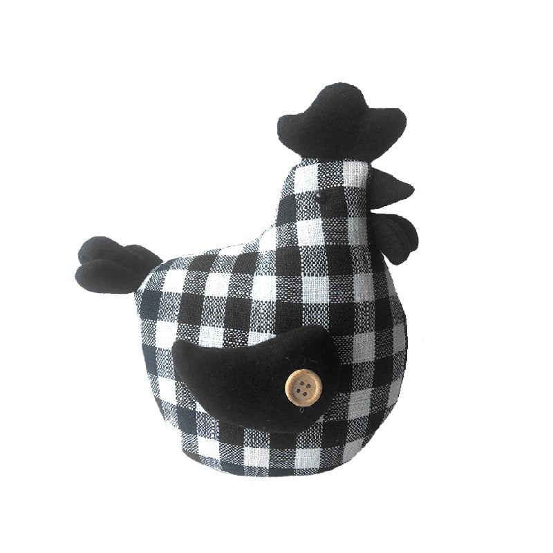 Small Plaid Hen
