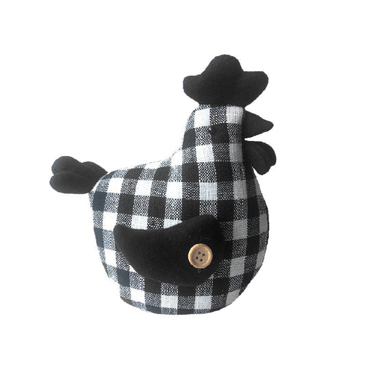 Small Plaid Hen
